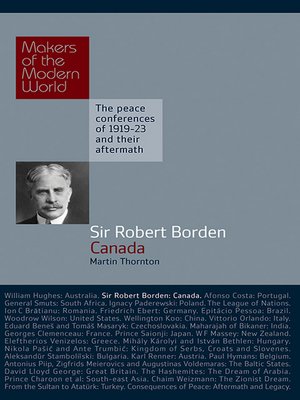 cover image of Sir Robert Borden